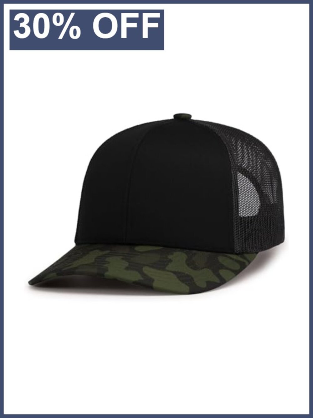Pacific Headwear Duck Camo Trucker Snapback Cap Unisex Adjustable